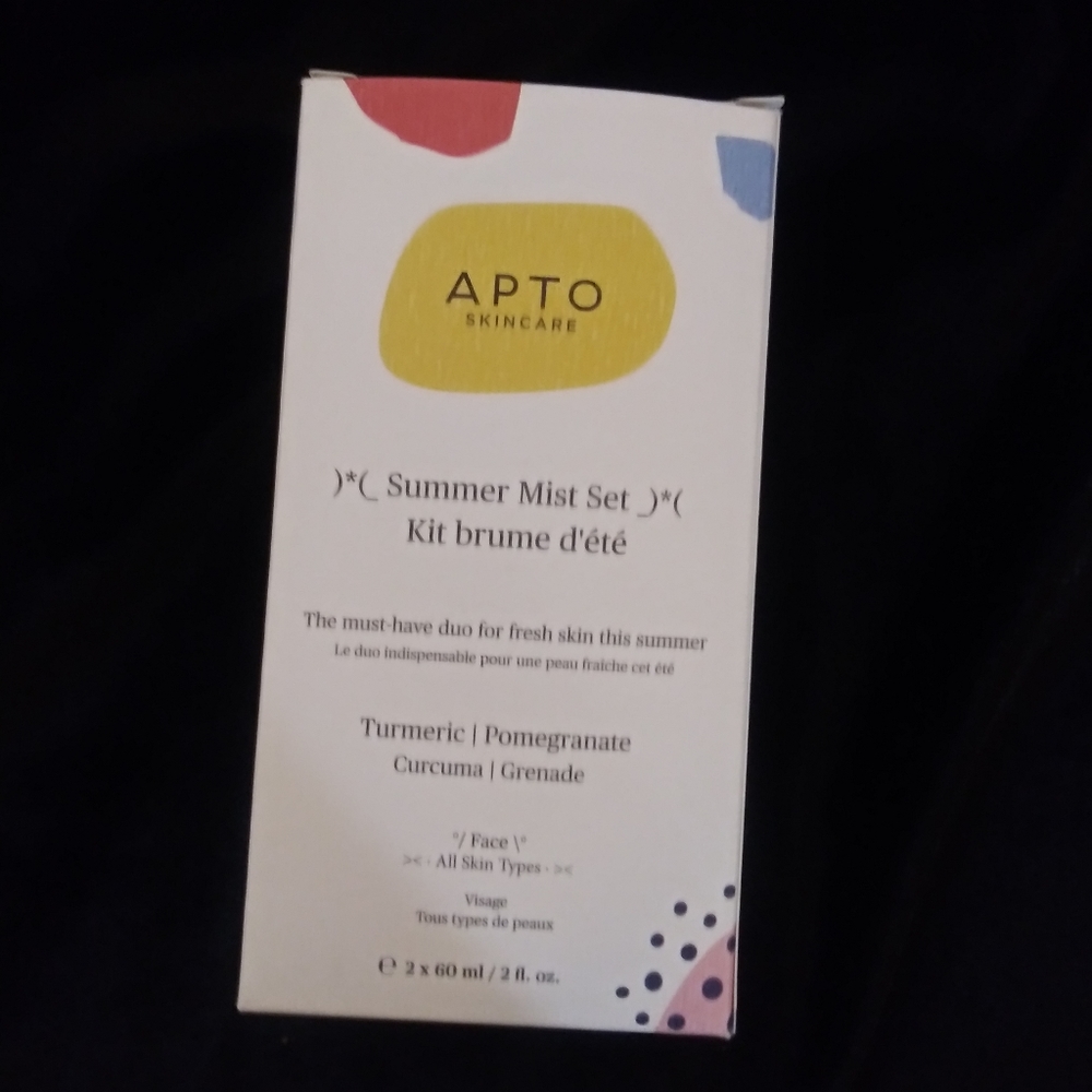 Apto skin mist makeup primer, setter, reviver